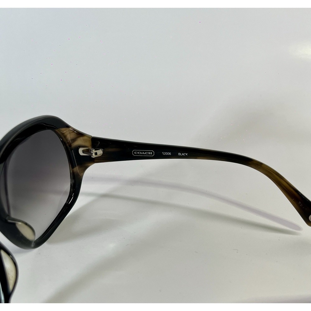 Vintage Coach brown tortoiseshell S2006 women's sunglasses - Picture 5 of 8